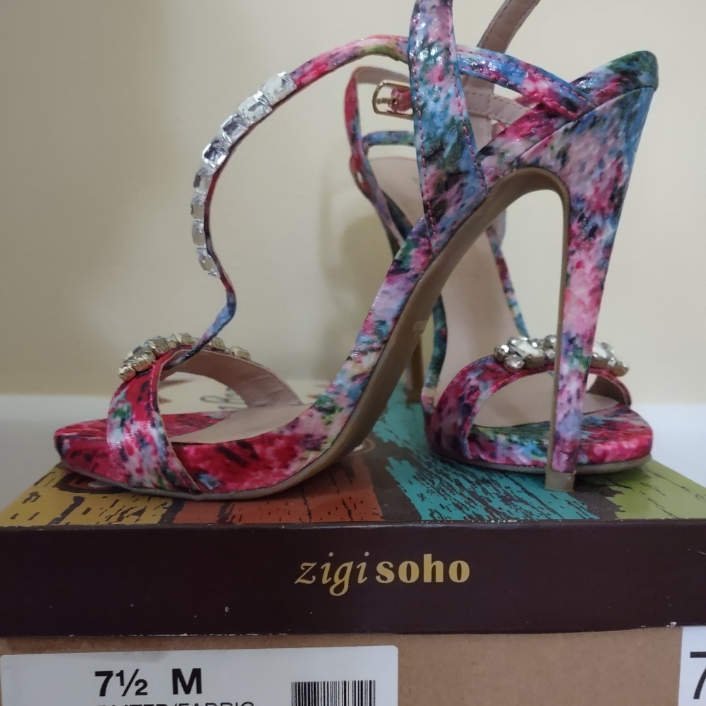 Zigisoho "Marlena" Size 7.5 Multi Color - image 2